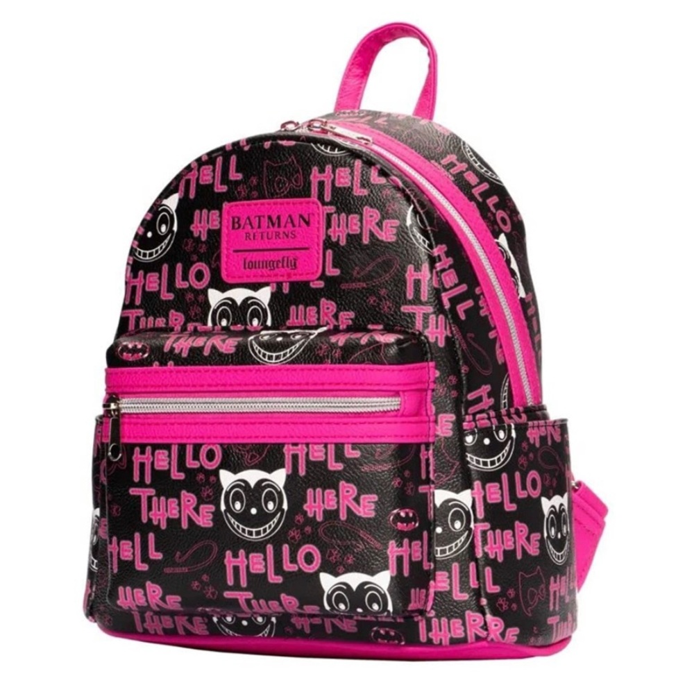 Loungefly Batman Returns 30th Anniversary Catwoman Hello There Mini Backpack - Picture 4 of 8